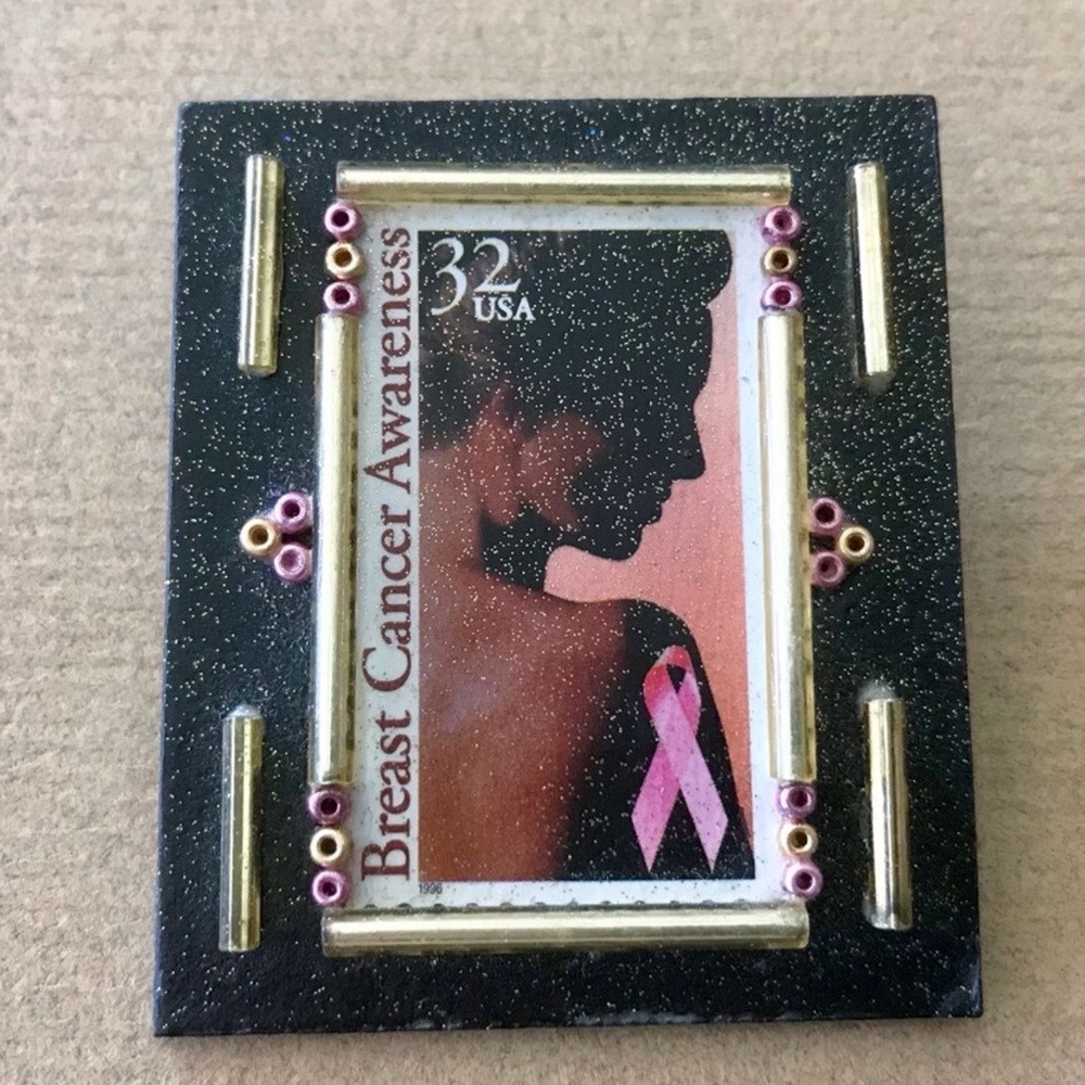Vintage Breast Cancer Awareness Pin
